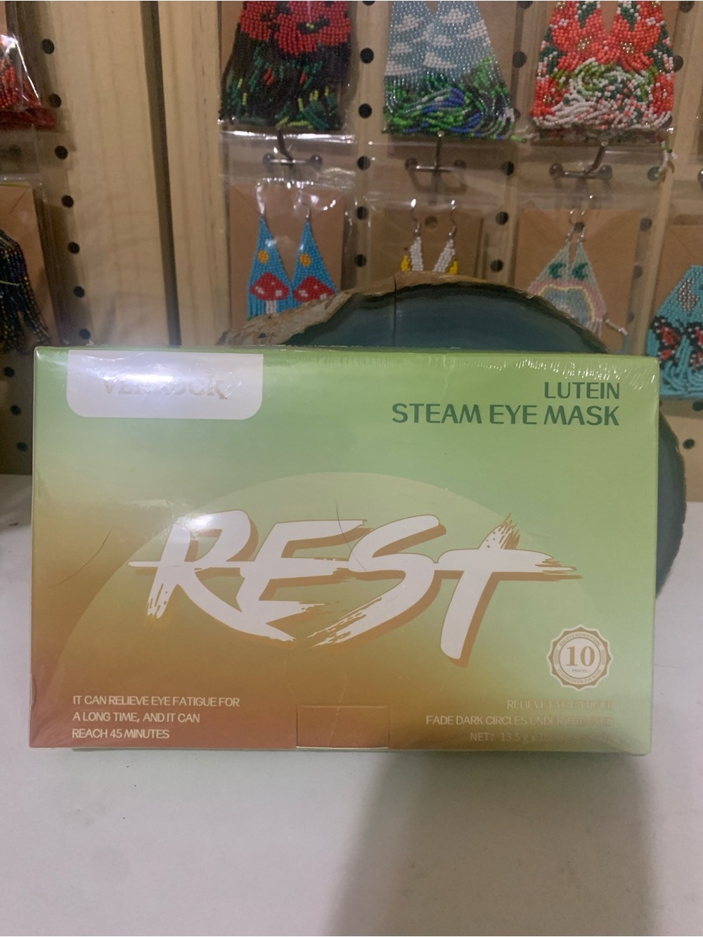 REST Lutein steam eye masks 10 pack